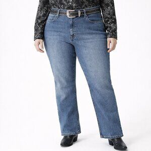 Vintage Duck Head Classic Medium Blue Stonewash Bootcut Denim Jeans Womens 12P